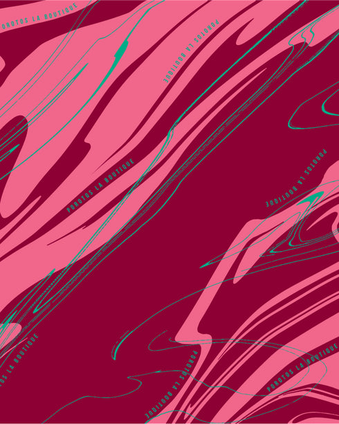 Funda de Asiento Individual *Wavy lines Rosa y Morado*